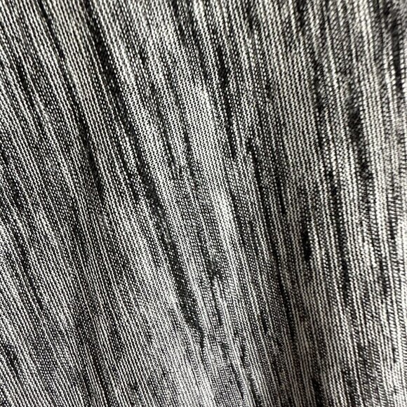 Bcbgmaxazria  Blouse Top Womens Marled Sleeveless Black Gray Faux Wrap Top Large - Picture 6 of 9